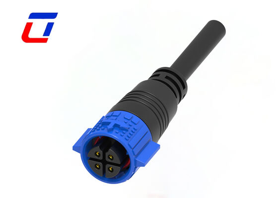 15A 4Pin M19 Conectores eléctricos a prueba de agua Conector de cable de alimentación masculino a femenino