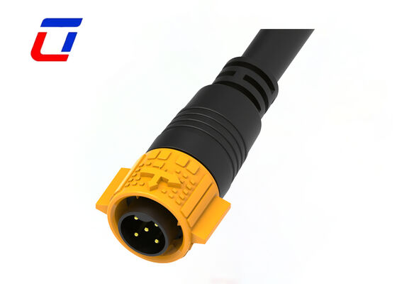 Conector de cable impermeable de 300 V M19 impermeable 5 pines para equipos de energía eléctrica