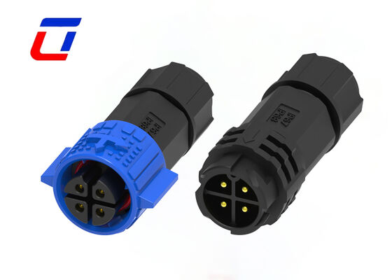 15A M19 Conector de alimentación exterior 4 pines IP67 Conectores impermeables para automóviles
