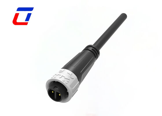 10A Conectores eléctricos de bloqueo rápido M16 Conector de energía de 2 pines a prueba de agua para exteriores