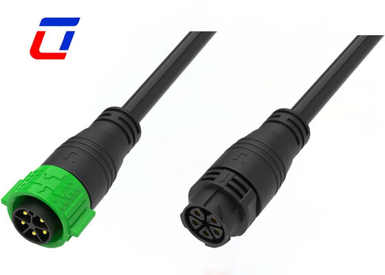 Conectores de cable eléctrico de 20A M25 de 5 pines, conectores PA66, impermeables