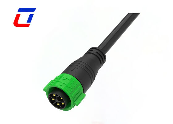 Conectores de cable eléctrico de 20A M25 de 5 pines, conectores PA66, impermeables