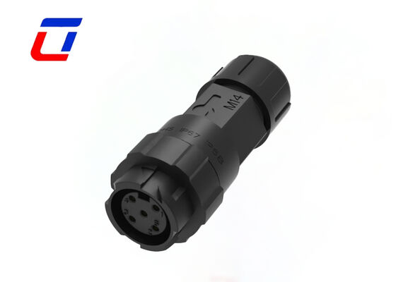 Conector Macho Hembra M16 de 5 Pines 300V Impermeable Para Aplicaciones de Trabajo Pesado