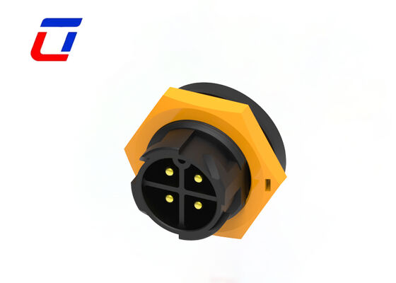 Conector de placa a cable de alta corriente M19 300V, conector macho hembra de 4 pines