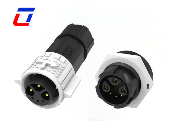M19 3+3 Pin Watertight Bulkhead Connector 300V Signal And Power Connectors