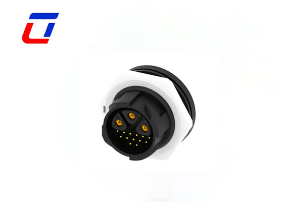 Conector de cable impermeable M25 3+13 pines, los mejores conectores multipin con cierre a presión