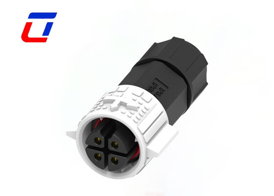PA66 M19 OEM IP67 Conector de 4 pines portadores de conector de energía circular e impermeable