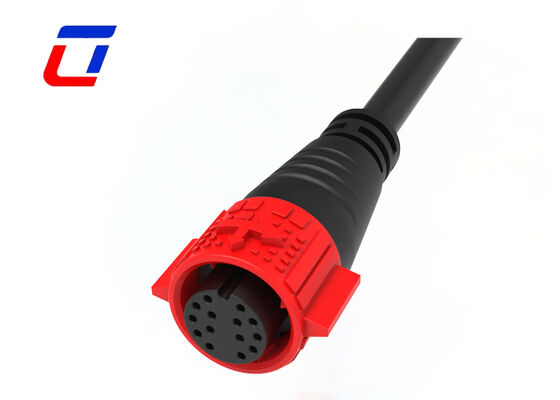 Conector de cable impermeable M19 de 14 pines 300V Conectores solares de bajo voltaje IP67