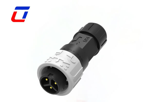 Conector de montaje en panel impermeable de 3 fases M16 conectores eléctricos OEM 300V