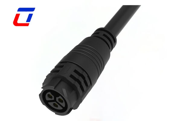 20A M19 Conector impermeable de 3 pines Conector de alimentación de alta corriente de autobloqueo
