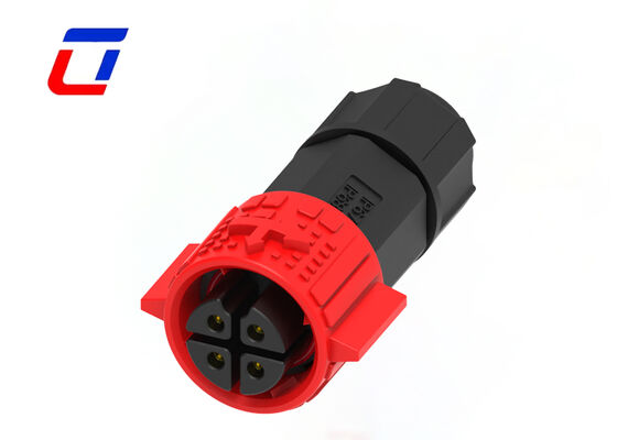 15A 4 pin Conector masculino femenino M19 Cable a la placa IP67 Conectores rápidos de energía impermeables