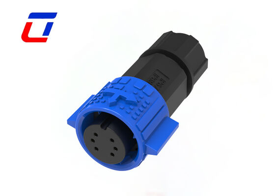 Conector M19 de 6 pines macho y hembra 10A Conector industrial impermeable de fábrica