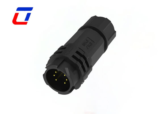 Conector M19 de 6 pines macho y hembra 10A Conector industrial impermeable de fábrica