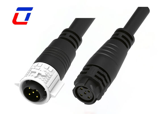 Conector de cable impermeable M19 de 5 pines IP67 ODM de alta corriente 20A