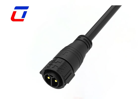 Conectores eléctricos herméticos de 50A M25 de 2 pines con bloqueo por empuje IP67 Conector masculino femenino