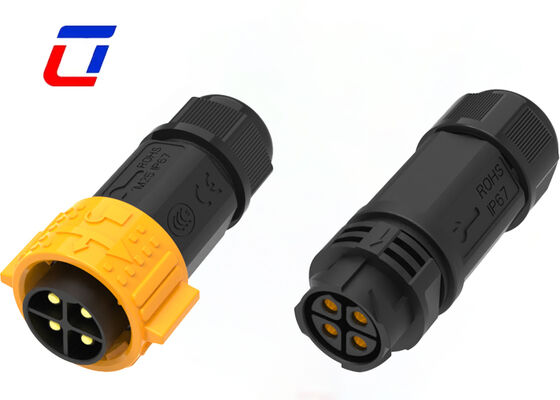 M25 Conectores de alambre de exterior impermeables a 4 pines 50A Fabricantes de conectores de energía