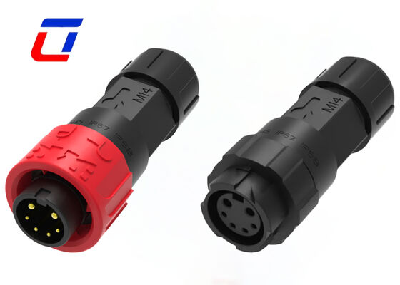 M16 Conector redondo de 300 V XLR impermeable 2 + 4 conectores de múltiples pines enchufe de señal de alimentación