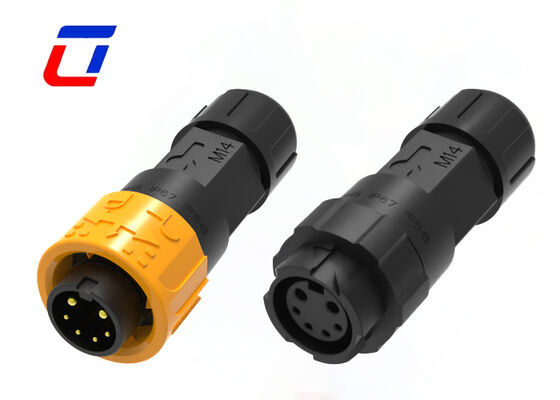 M16 Conector redondo de 300 V XLR impermeable 2 + 4 conectores de múltiples pines enchufe de señal de alimentación