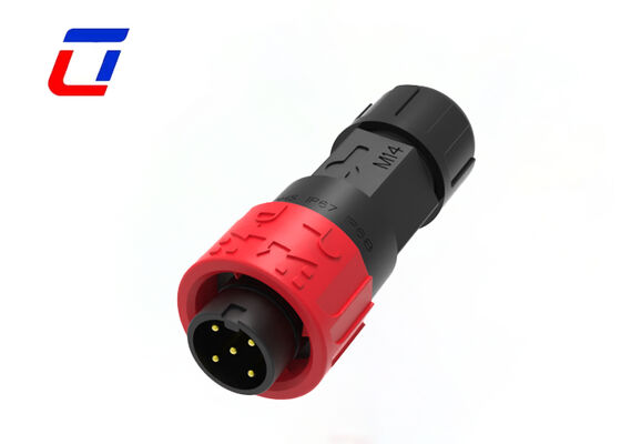 M16 conector DC a prueba de agua ODM conector de cable a cable de 5 pines de energía de bloqueo rápido