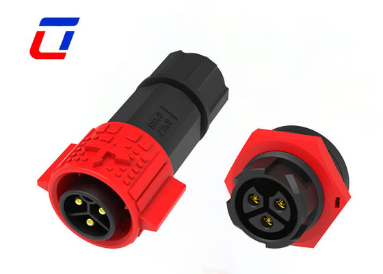 IP67 Conectores masculinos y femeninos de 3 pines M19 20A Conector circular industrial