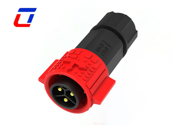IP67 Conectores masculinos y femeninos de 3 pines M19 20A Conector circular industrial