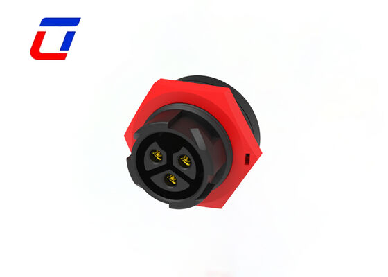 IP67 Conectores masculinos y femeninos de 3 pines M19 20A Conector circular industrial