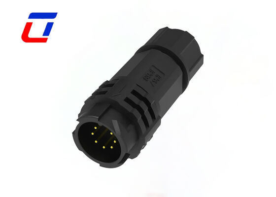 Conectores de iluminación exterior M19 300V con certificación CE Conector impermeable circular de 7 pines