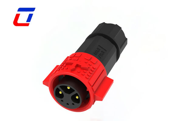 Conector de 3+3 pines de 300V Tipo de conector M19 macho Conectores impermeables femeninos