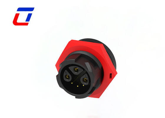Conector de 3+3 pines de 300V Tipo de conector M19 macho Conectores impermeables femeninos