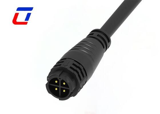15A Conectores eléctricos de cable a cable de 4 pines M19 PA66 Conector de energía de plástico impermeable