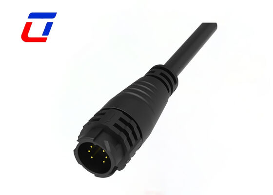 M19 Conectores de cable masculino a femenino OEM Conector de 6 pines a prueba de agua de 300V para datos