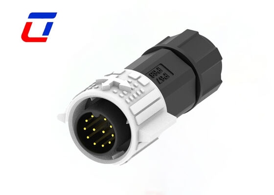 Conector circular de baja corriente M19 de cable a tablero Conectores de automóviles impermeables de 12 pines