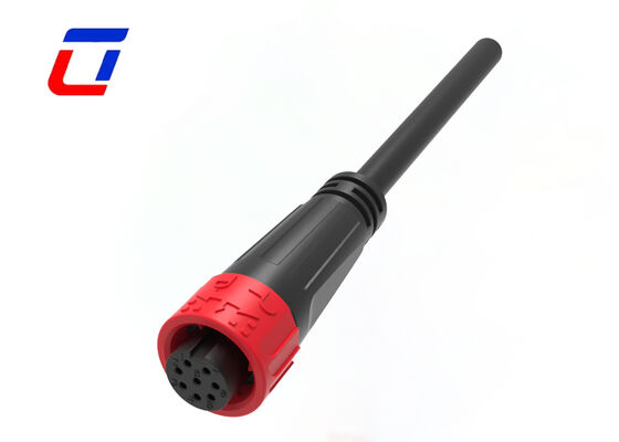 M16 IP67 Cable moldeado impermeable para conectores de cable Push Lock 8 Pin Data Connector
