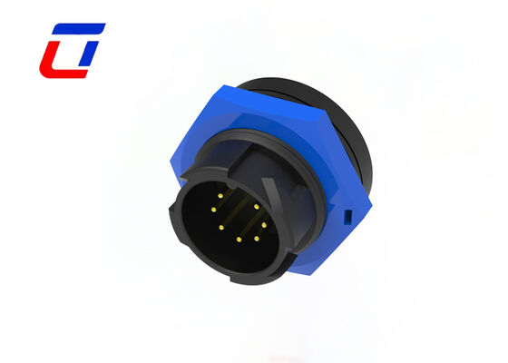 Certificado CE M19 7Pin Conector Inodoro Exterior LED Control IP67 Conectores de Cables Moldeados
