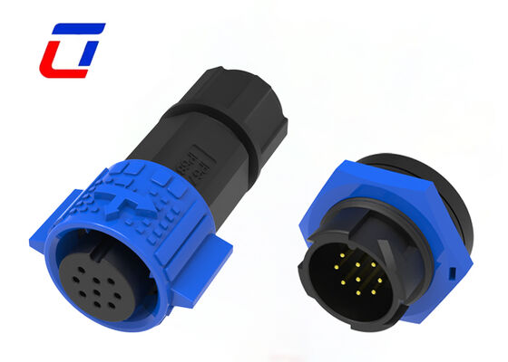 Conectores impermeables para automóviles de 9 pines de 300V M19 Conector de datos impermeable de buena calidad