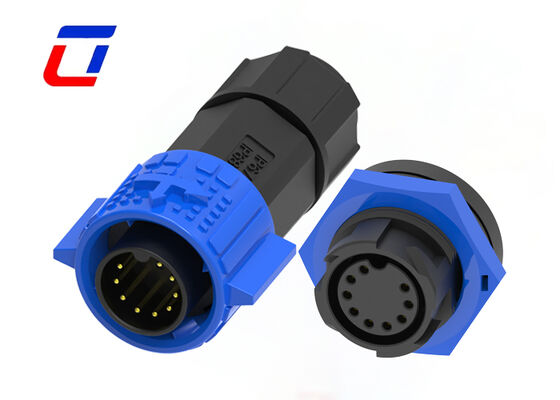 Conectores impermeables para automóviles de 9 pines de 300V M19 Conector de datos impermeable de buena calidad