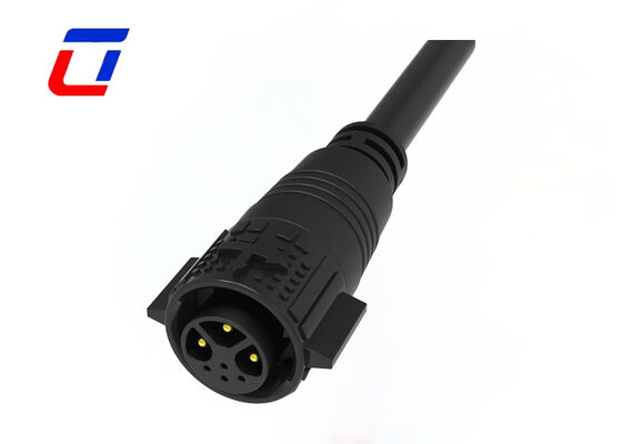 M19 Conectores de alambre impermeable de 3+4 pines 15A+5A 300V IP67 Conector de múltiples pines masculino femenino