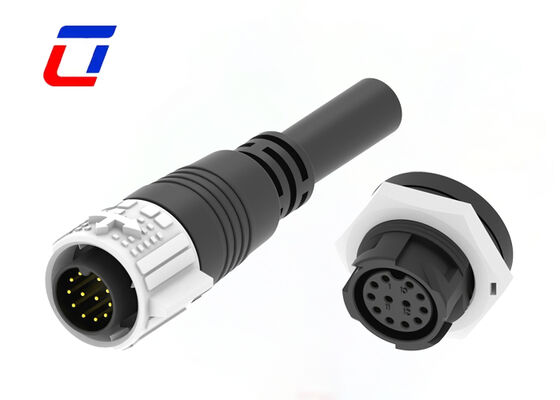Corriente baja 5A M19 12 Pin cable de conexión rápida impermeable conectores de datos China fabricante