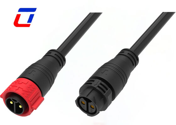 PA66 M25 IP67 Conector impermeable de 2 pines 600V Conector de alambre moldeado de liberación rápida