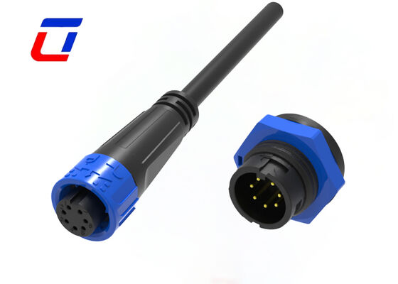 Bajo voltaje 300V M16 7 pin conector rápido de datos IP67 impermeable conector masculino femenino China