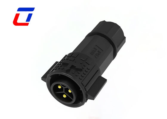 20A M19 Conector de 3 pines de macho a hembra Conectores de energía circulares de plástico PA66 IP67