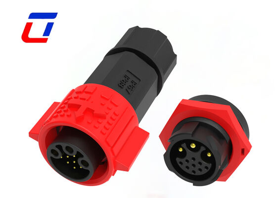 M19 Resistente al envejecimiento IP67 Conector circular impermeable 300V 3+9 Pin de liberación rápida
