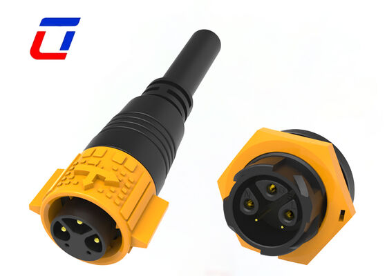 IP67 Conector a prueba de agua M19 3+2 Pin 300V Conector exterior de potencia y señal