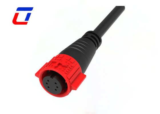 Transmisión de señal M19 6 pin conectores de cable resistentes al agua al aire libre IP67 enchufe rápido