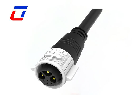 Conectores multipin impermeables de 15A+5A, 3+4 pines, conector de cable a placa con bloqueo a presión M19