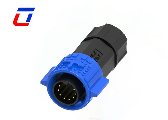 Conector y enchufe impermeable M19 de 300V, mejor conector macho y hembra de 8 pines para exteriores