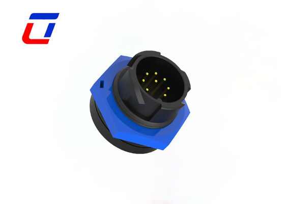 Conector y enchufe impermeable M19 de 300V, mejor conector macho y hembra de 8 pines para exteriores