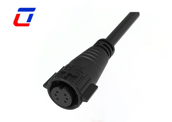 Conector de alambre de baja corriente 10A de liberación rápida M19 6 pines de datos Conector a prueba de agua de 300V
