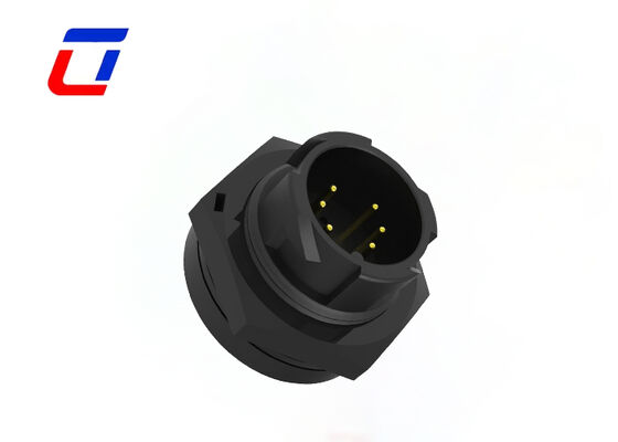 Conector de alambre de baja corriente 10A de liberación rápida M19 6 pines de datos Conector a prueba de agua de 300V