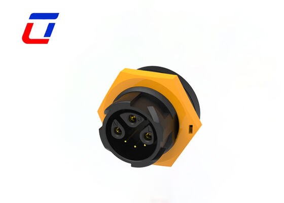 M19 3+3 Pin Plug Socket Connector 15+5A Push Lock Multi Pin Connectors A prueba de agua